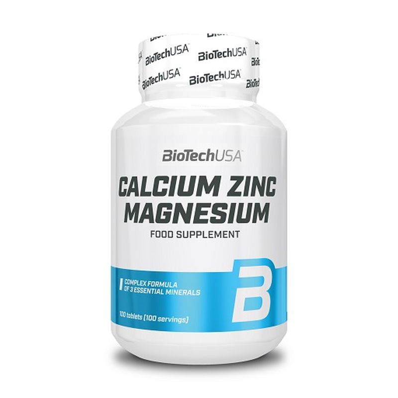 BioTech Calcium Zinc Magnesium - 100 tabs.