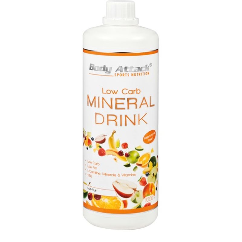 Body Attack Low Carb Mineral Drink 1000 ml