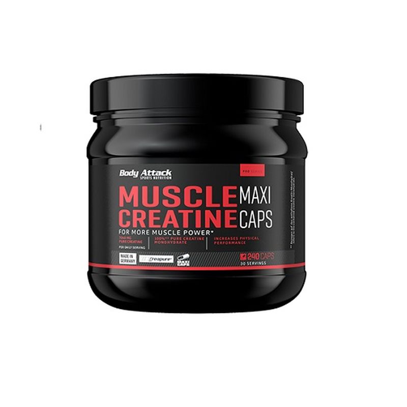 Body Attack Muscle Creatine (Creapure) 240 Caps