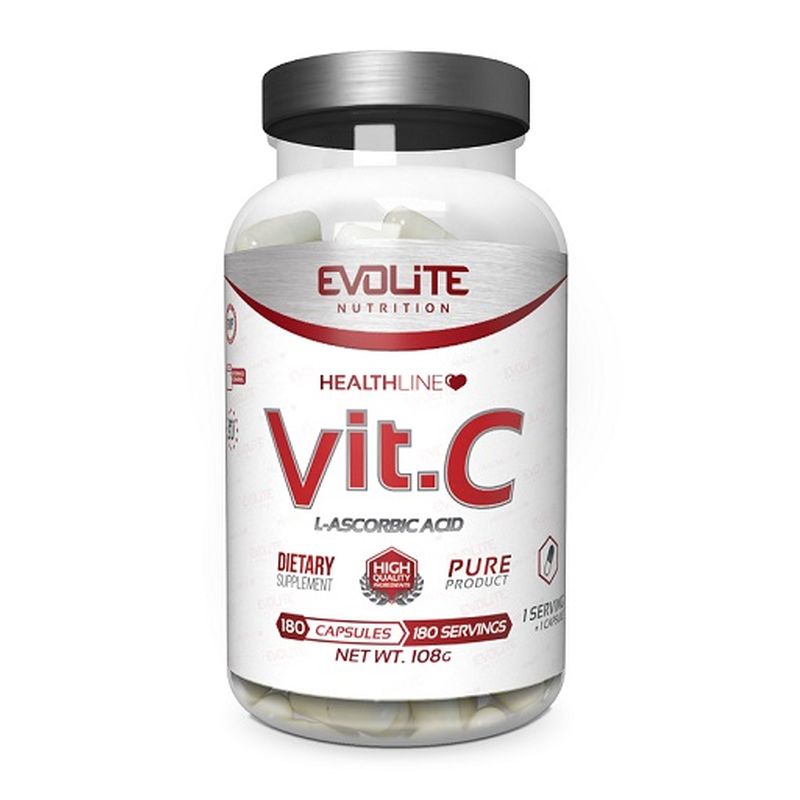 Evolite Nutrition - Vitamin C 500mg 180 caps