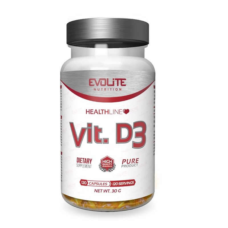 Evolite Nutrition - Vitamin D3 2000 IU (120 caps.)