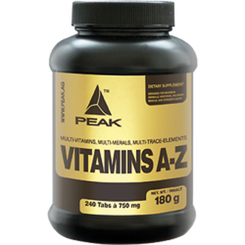 Peak vitamin A-Z 180 tablets