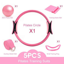 Cargar imagen en el visor de la galería, 5PCS Yoga Ball Magic Ring Pilates Exercise Equipment
