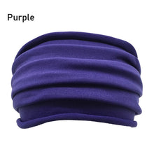 Load image into Gallery viewer, 13 Colors Nonslip Elastic Folds Yoga Hairband
