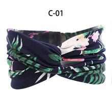 Load image into Gallery viewer, 13 Colors Nonslip Elastic Folds Yoga Hairband
