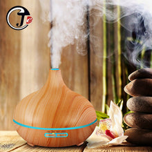 Load image into Gallery viewer, Wood Essential Oil Diffuser 550ml
