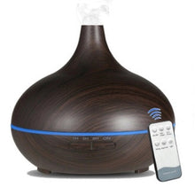 Load image into Gallery viewer, Wood Essential Oil Diffuser 550ml
