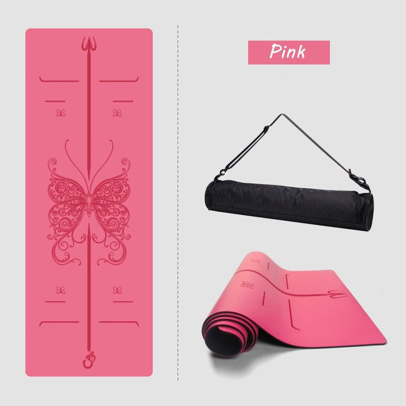 Butterfly New Natural rubber yoga mat - 5mm