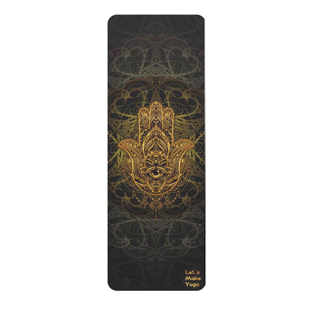 Yoga Mat Hand Hamsa