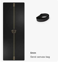 Load image into Gallery viewer, Natural rubber PU Yoga mat 5mm
