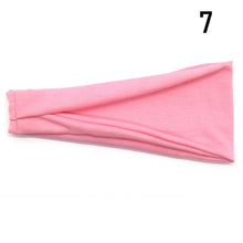 Load image into Gallery viewer, 13 Colors Nonslip Elastic Folds Yoga Hairband
