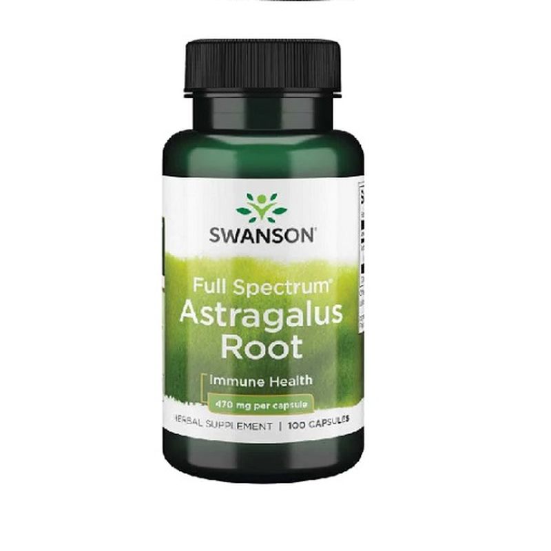 Swanson Astragalus Root 470mg - 100 capsules