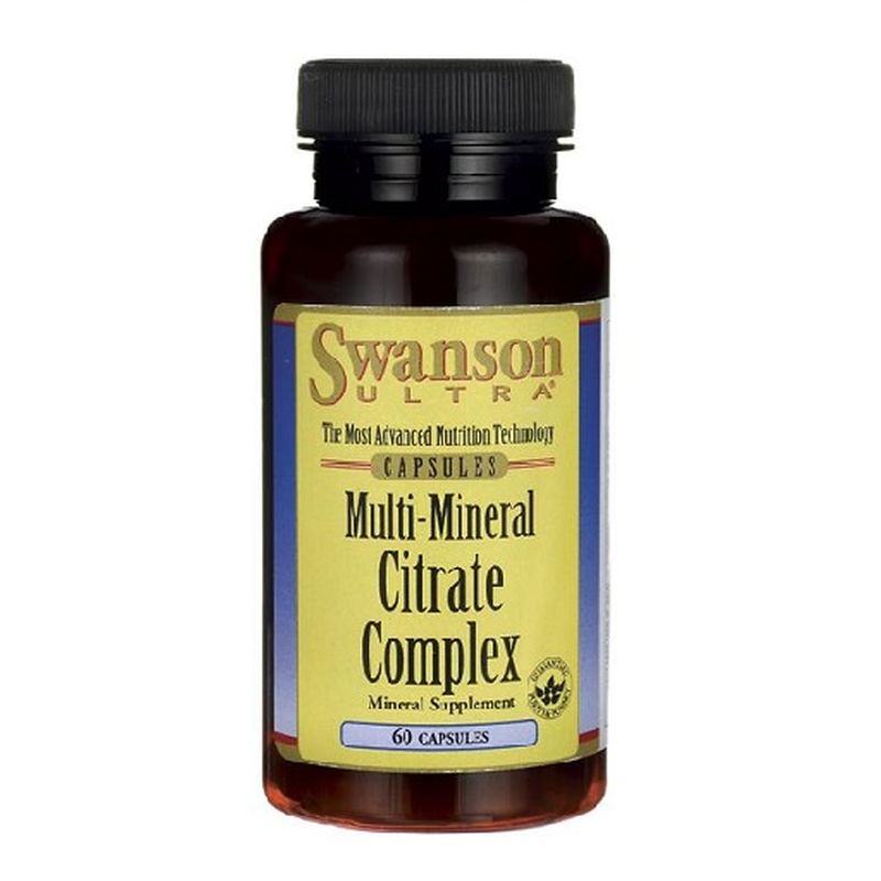 Swanson multi-mineral Citrate Complex 60 caps.